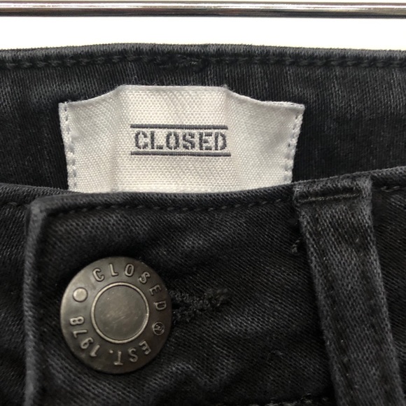 Closed Baker Black High Rise Skinny Stripe Jeans - Picture 5 of 7